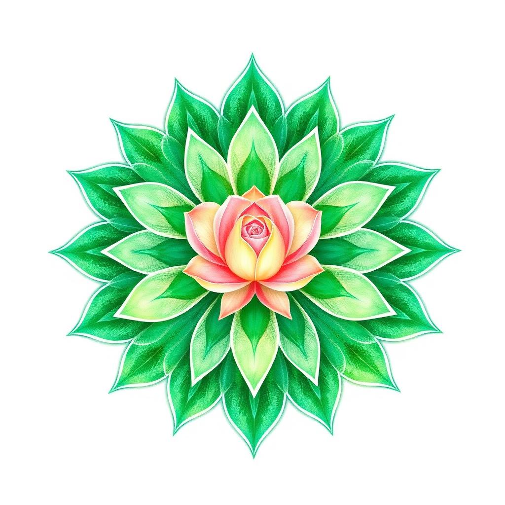Herz-Chakra Mandala