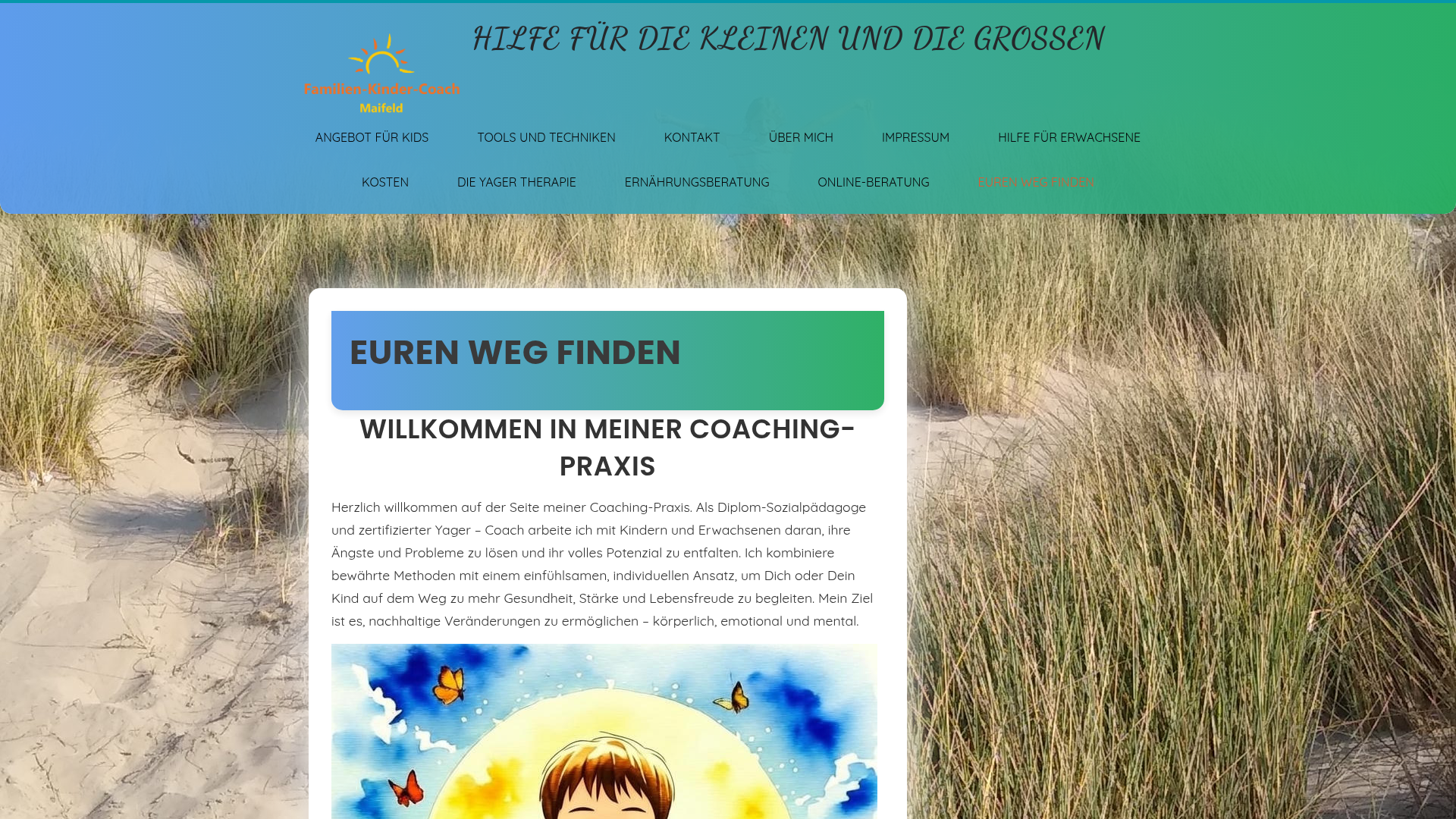Vorschau der Website familien-kinder-coach.de