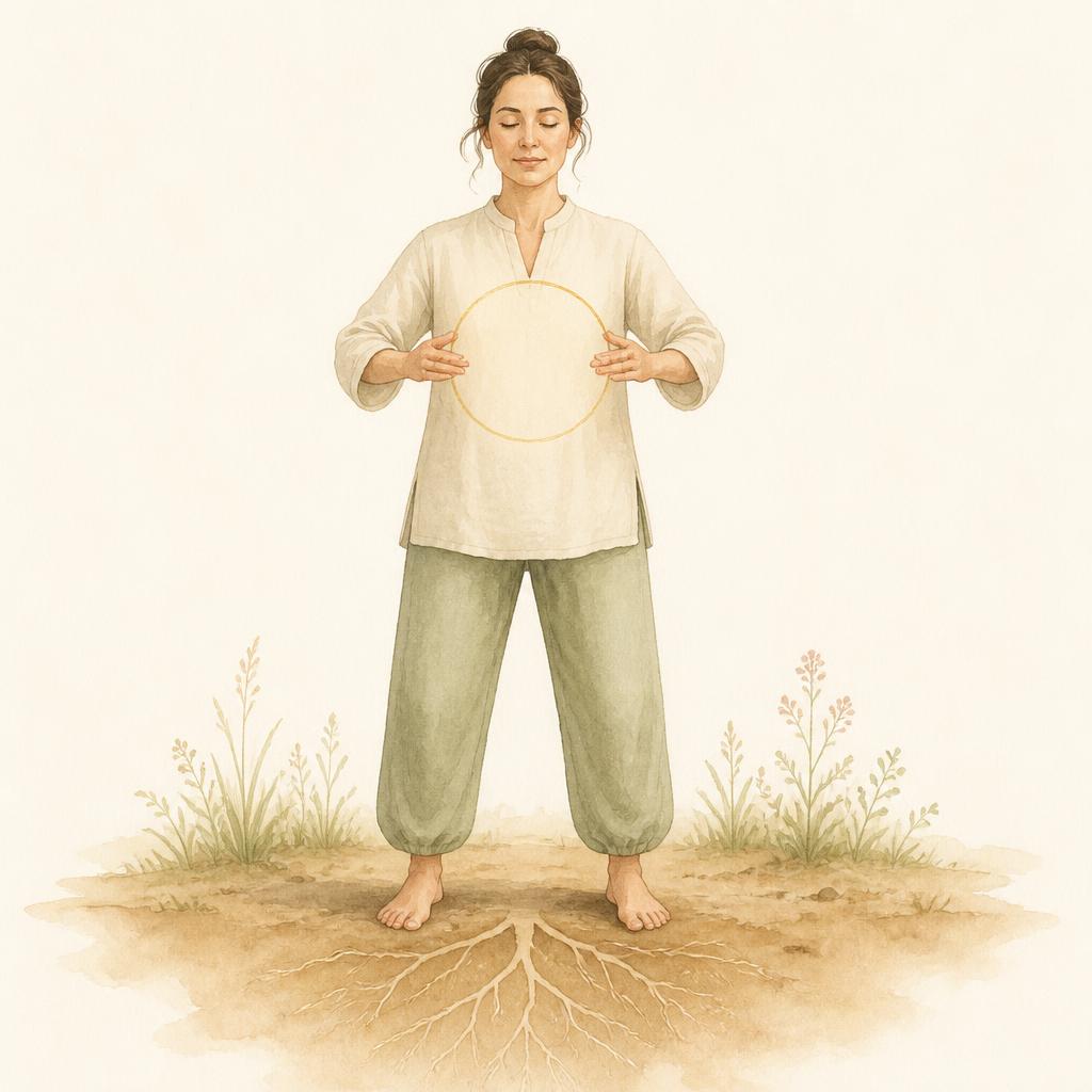 Stehen wie ein Baum (Zhan Zhuang)