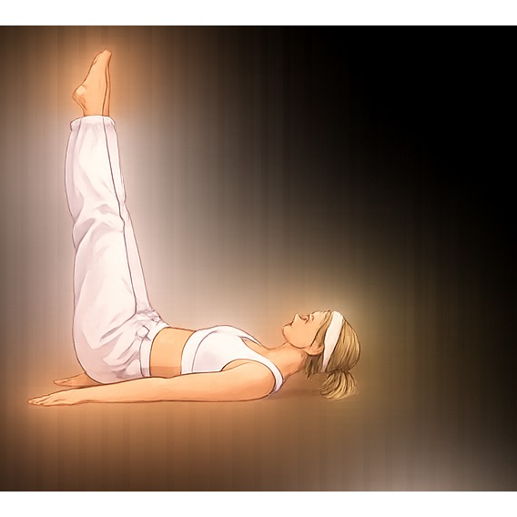 Illustration: Beinheben